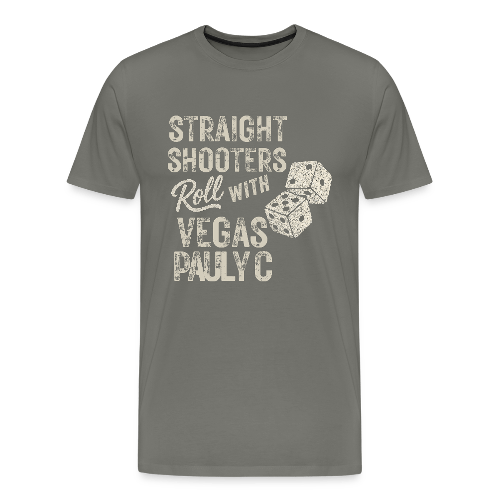 Straight Shooters Roll Men’s Premium T-Shirt - VegasPaulyC