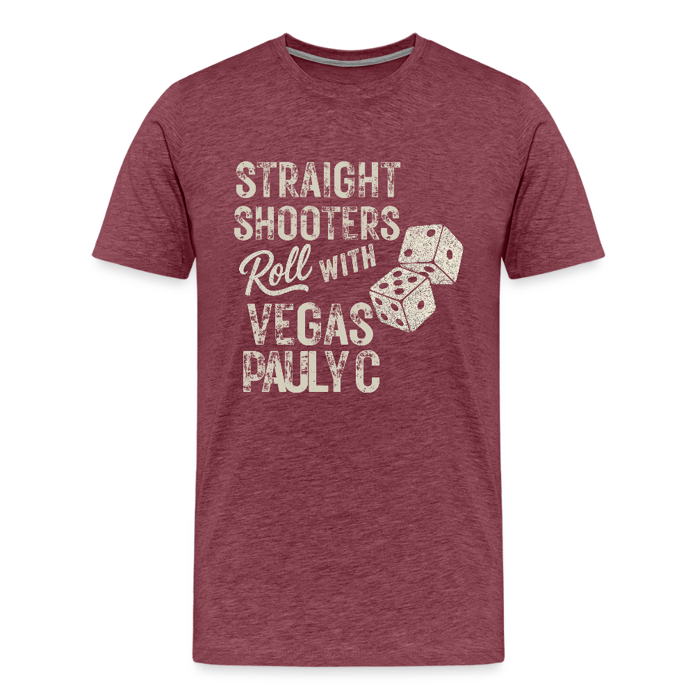 Straight Shooters Roll Men’s Premium T-Shirt - VegasPaulyC